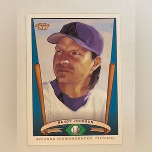 Randy Johnson Arizona Pitcher. 2002 The Topps company , Inc # T206-14